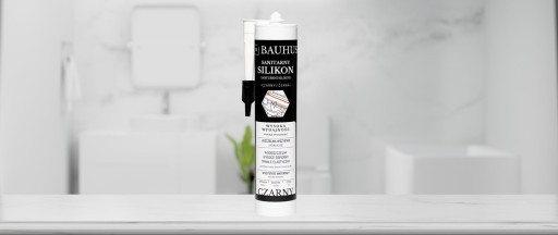 Sanitárny silikón Black Bauhus flexibilný PRO