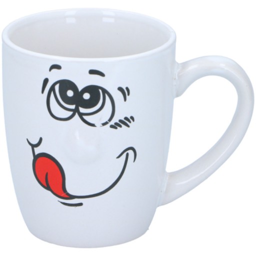 Keramický hrnček, smajlík, s úsmevom, 300 ml, vzory