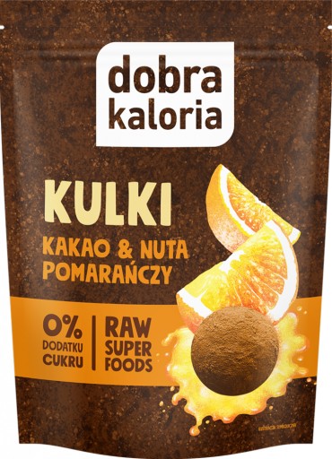 Zdravý snack kakaové guľky s nádychom pomarančových datlí Mandle Orechy x2