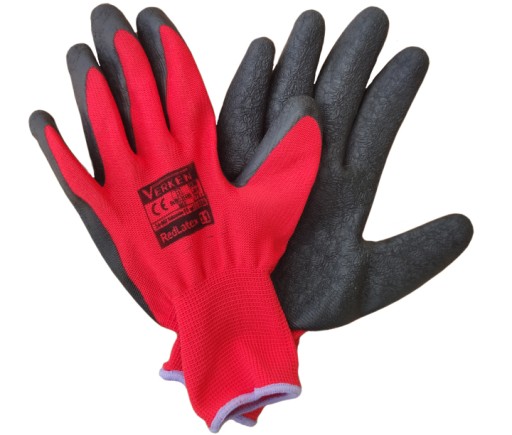 RUKAVICE PRACOVNÉ RUKAVICE SILNÉ LATEXOVÉ 10
