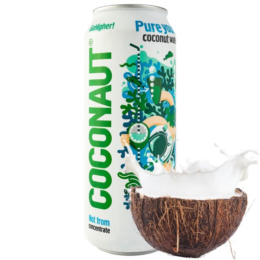 Kokosová kokosová voda z mladého kokosu 500ml 0,5L