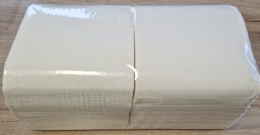Gastro biele papierové obrúsky. 33x33 300 ks. 1 vrstva