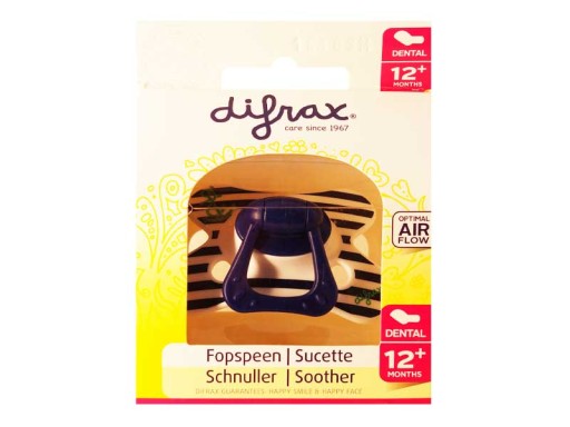 DIFRAX DYNAMIC ORTODONTICKÝ SILIKÓNOVÝ CUKROVIČ UKLIDŇUJÚCI 12+