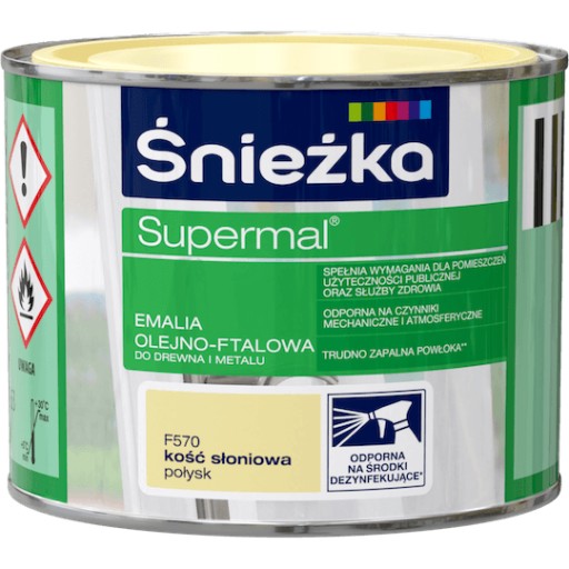 ŚNIEŻKA Olejovo-ftalová Bone F570 lesklá 0,2L