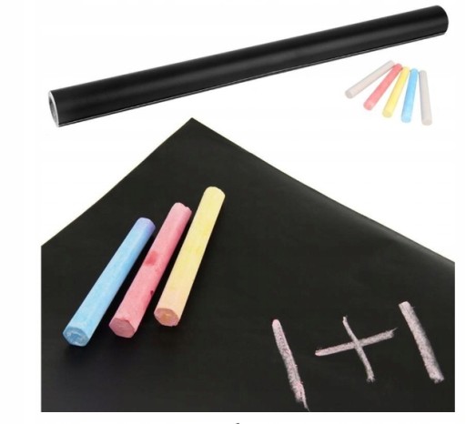 VEĽKÁ SAMOLEPIACA TABUĽA NA KRIEDU + 5x XXL CHALK