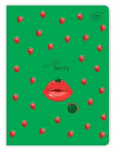 STRAWBERRY A5 štvorčekový zošit vôní, 32 listov