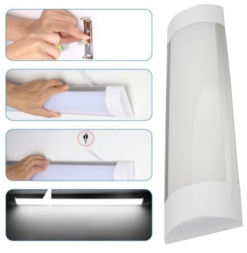 POVRCHOVÁ LED LAMPA 30cm 10W 6500K STUDENÁ FARBA PRE GARÁŽ DIELNE ECOLIGHT
