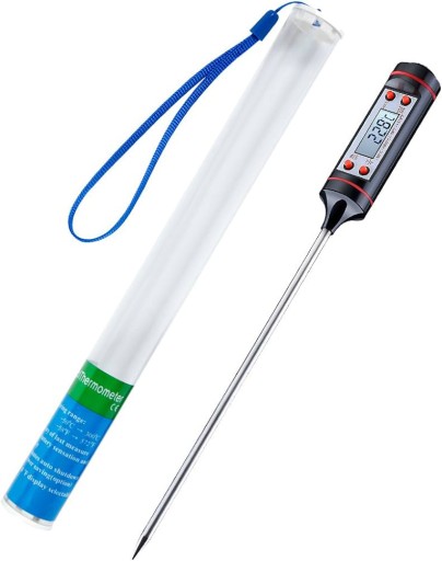 DIGITÁLNY ČEPOVÝ KUCHYNSKÝ TEPLOMER SO SONDOU NA MÄSO, GRIL, PEČENIE, LCD