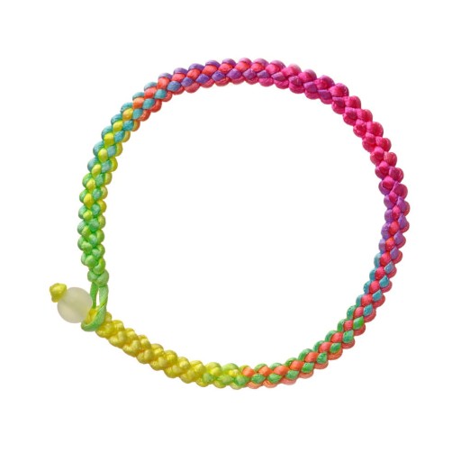RAINBOW Dúhový šnúrkový náramok na korálky