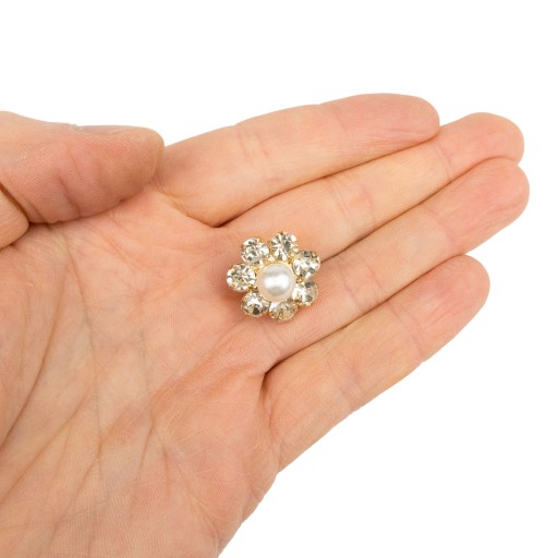 Crocs pin Perla a kamienky Kvetinový pin