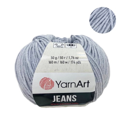 YARNART JEANS 80 oceľová priadza