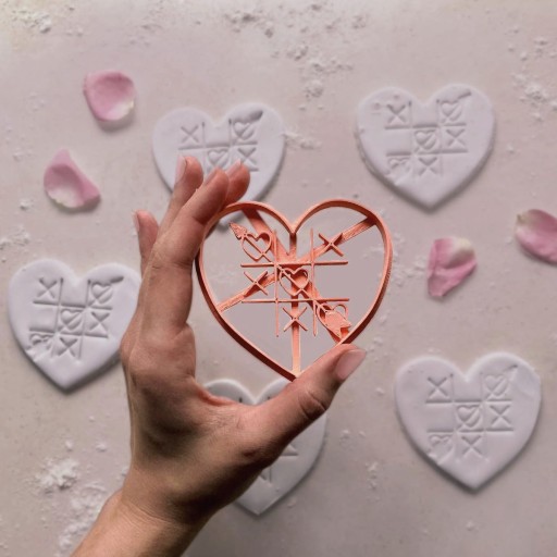 PREMIUM VALENTÍNSKA vykrajovačka BEAR HEART Valentín