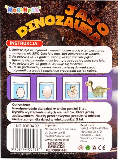 RASTÚCI DINOSAUR HATKING VAJEC VAJEC Z VAJCIA