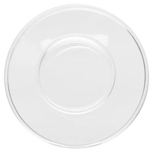 Okrúhle sklenené podšálky, 6 ks, 10,5 cm, dezertné taniere