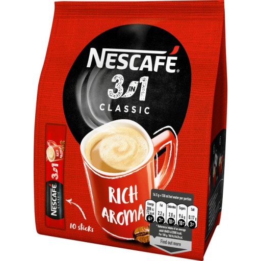 Instantná káva 3v1 Nescafe 165g