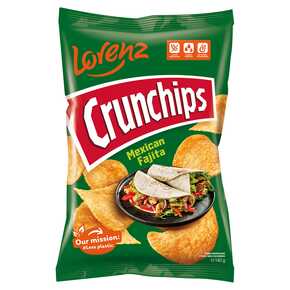 CRUNCHIPS MEXICKÉ FAJITA CHIPS 140 g