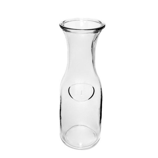 KARAFA 1000 ml na víno, vodu, džús S viečkom, uzavretý, univerzálny pohár