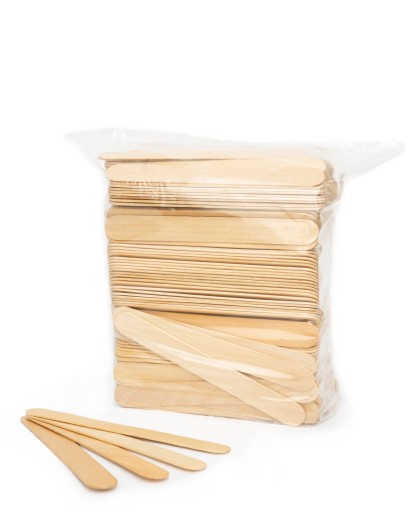 Kreatívne široké rovné drevené palice, 17 cm