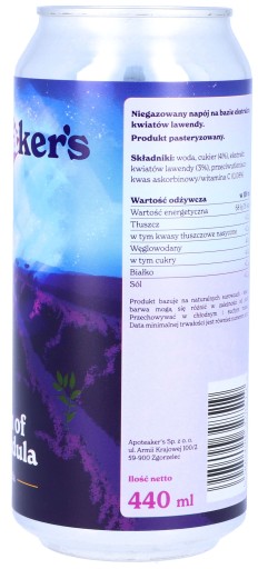 Relaxačný čajový nápoj Apoteaker's Calm of Lavandula 440 ml