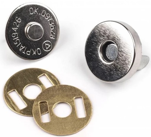 MAGNETICKÝ UZÁVER MAGNET NA TAŠKU 18mm 10 ks