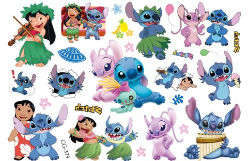 Odnímateľné tetovania pre deti LILO a STITCH CG379