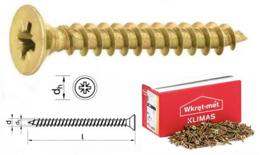 Skrutka kalená KMH 3,5x60 50 ks