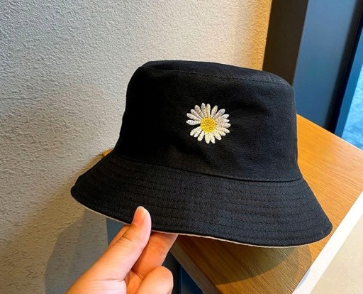 Obojstranná čiapka FISHING BUCKET HAT Summer Summer Beach Black