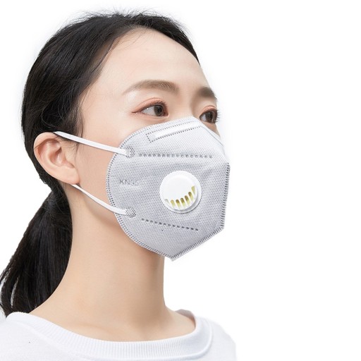 KN95 MASKA S VENTILOM S FFP2 FILTROM Šedá