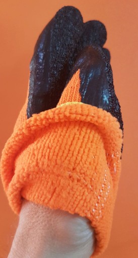 Rukavice Arhem HOT WINTER veľkosť 10 - XL 1 PÁR ORANŽOVÉ (2117)