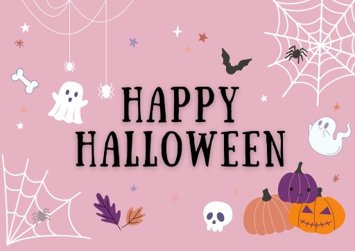 HALLOWEENSKÝ BANNER PLAGÁT Veselý Halloween vzor