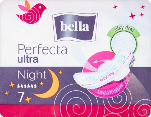 BELLA PERFECTA NIGHT SANITÁRNE VLOŽKY 7 KS