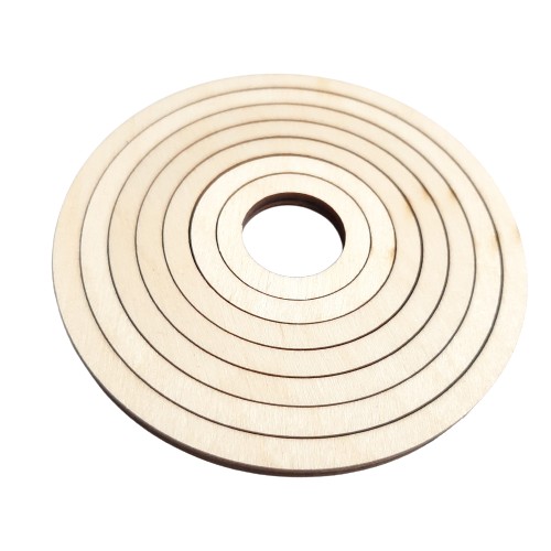 Kolesá RIM macrame z 9cm preglejky 5mm 7v1 2 sady