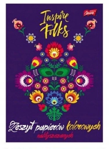 Zošit z farebných vystrihovaných papierov, A5/10k, UNIP
