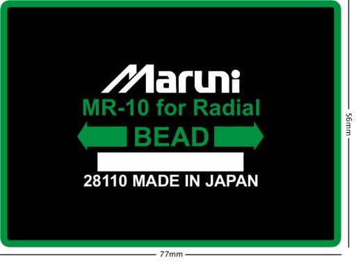 Radiálna vložka Záplaty záplata záplata pneumatiky MARUNI MR-10 56x77