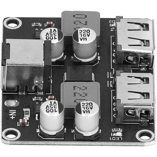MODUL MENIČ NAPÄTIA MINI USB NABÍJAČKA Q2.0/QC3.0 DOSKA XFW-KC42-2