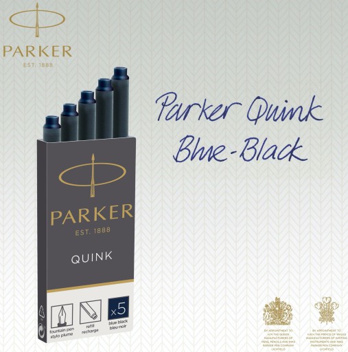 PARKER Atramentové náplne do pier, NAVY BLUE