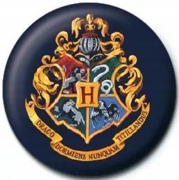 HARRY POTTER HOGWARTS CEST PIN, 2,5 cm