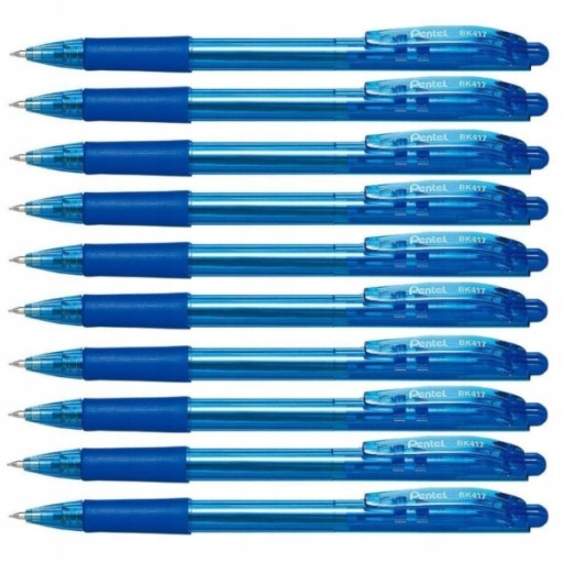 Pentel BK-417 výsuvné guľôčkové pero, modrá náplň, 0,7 mm