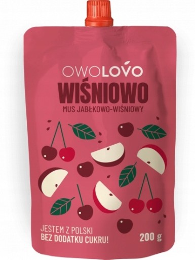 Owolovo VIŠŇA-Jablko-OVOCNÝ MUS 200g