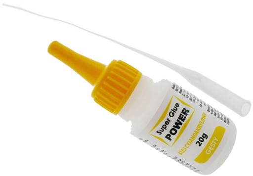 Sada kyanoakrylátové lepidlo + ihlový aplikátor CA hrubý 20g
