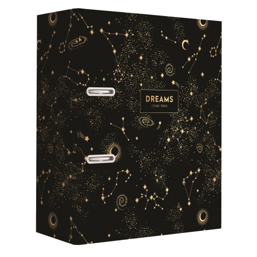 Zakladač A4/75 Metallic Dreams Black Interprint