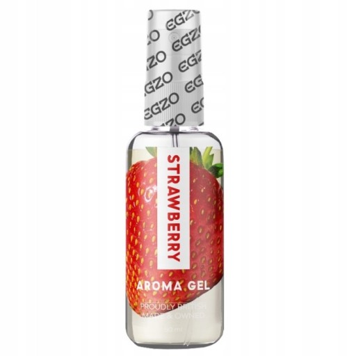 EGZO Intímny gél SLADKÁ CHUŤ JAHODOVÁ VÔŇA Orálny vodný lubrikant 50 ml