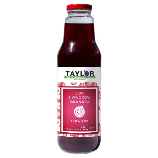 ŠŤAVA Z GRANÁTOVÉHO JABLKA 100% TAYLOR 750ml