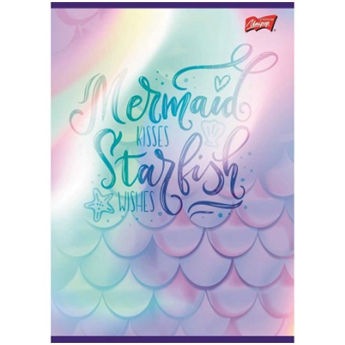3-RIADKOVÝ ZÁPISNÍK A5/16 LIST LAMINOVANÝ UNIPAP MAJEWSKI MERMAID MERMAID