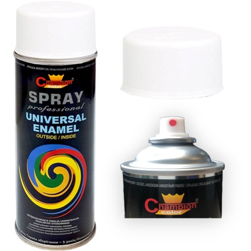 Univerzálna emailová farba v spreji 400 ml matná biela