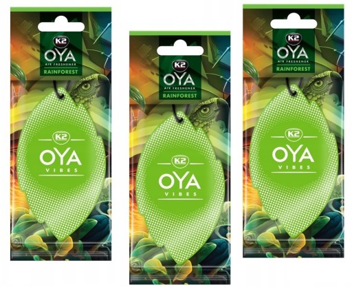 K2 Oya Vibes osviežovač auta dažďový prales vôňa Pendant