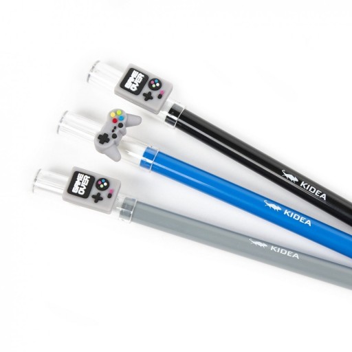 3x GAME OVER Zmazateľné GEL KIDEA PEN