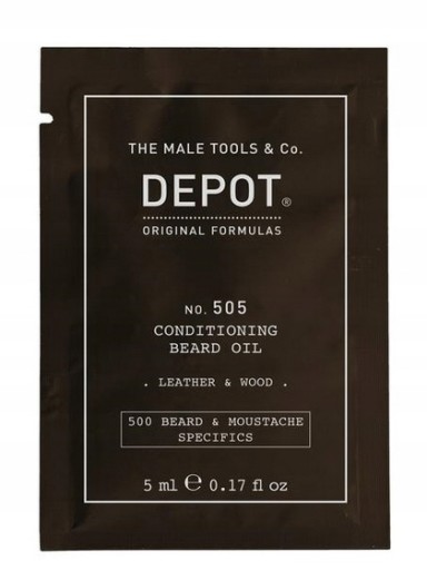 Depo č. 505 Olej na bradu Leather&Wood 5ml
