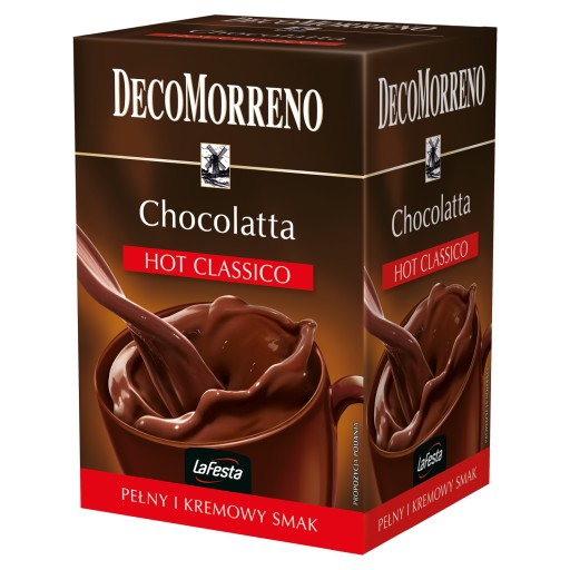 Klasická čokoláda na pitie DecoMorreno Hot Classico v 250g vrecúškach