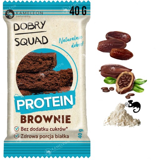 PROTEÍNOVÁ COOKIE S PRÍCHUŤOU BROWNIE BEZ PRIDANÉHO CUKRU, BEZLEPKU 40 g - PRE